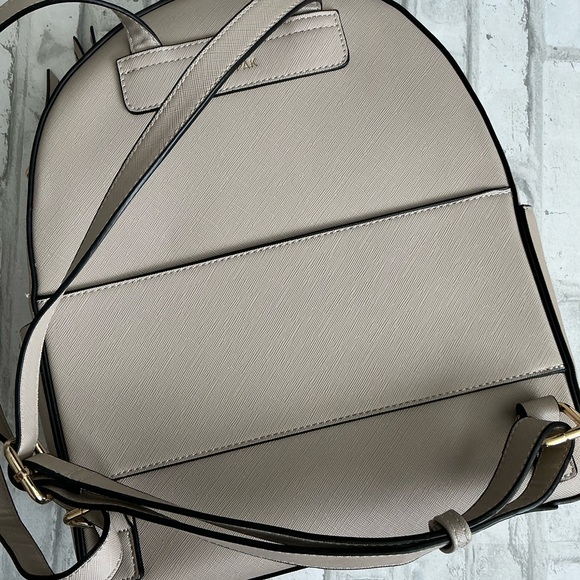 Calpak Beige Backpack with Black Details main image 4